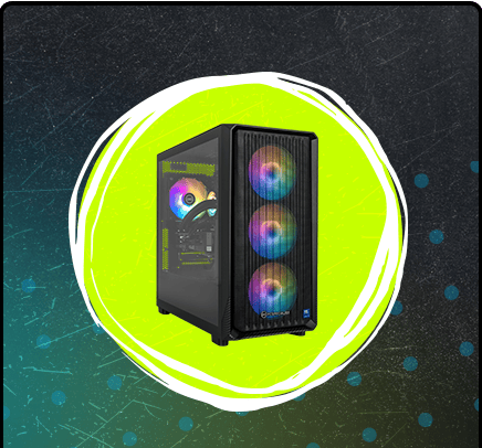 Next Day PCs gaming desktop with RGB lighting