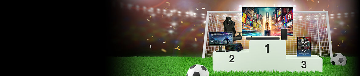 Faites un carton lors de cette Coupe du monde PCSpecialist vous offre la possibilité de remporter l'un des trois lots mis en jeu, juste à temps pour le coup d'envoi.