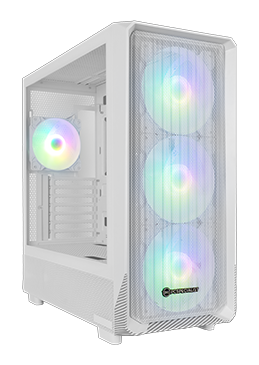 White Gaming PC Case