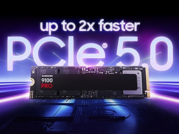 The phrase Up to 5,000 MB is written on a rectangle shaped like the 990EVO.