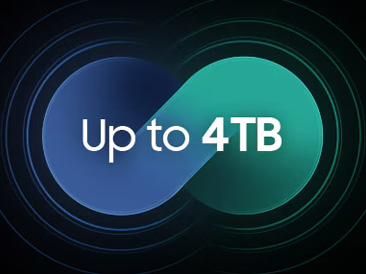 It says Up to 4TB inside two connected circles